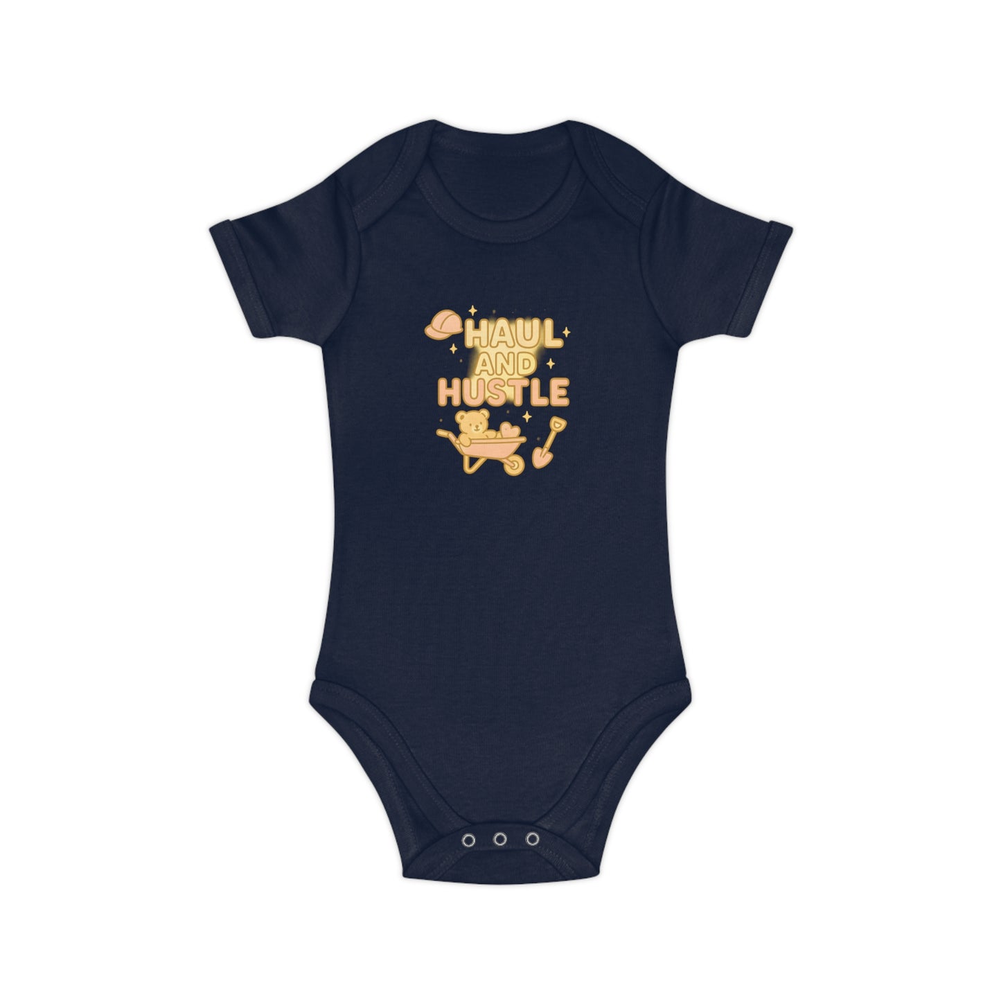 Haul and Hustle Baby Bodysuit - Comfy Cotton Infant Outfit for Little Go-Getters
