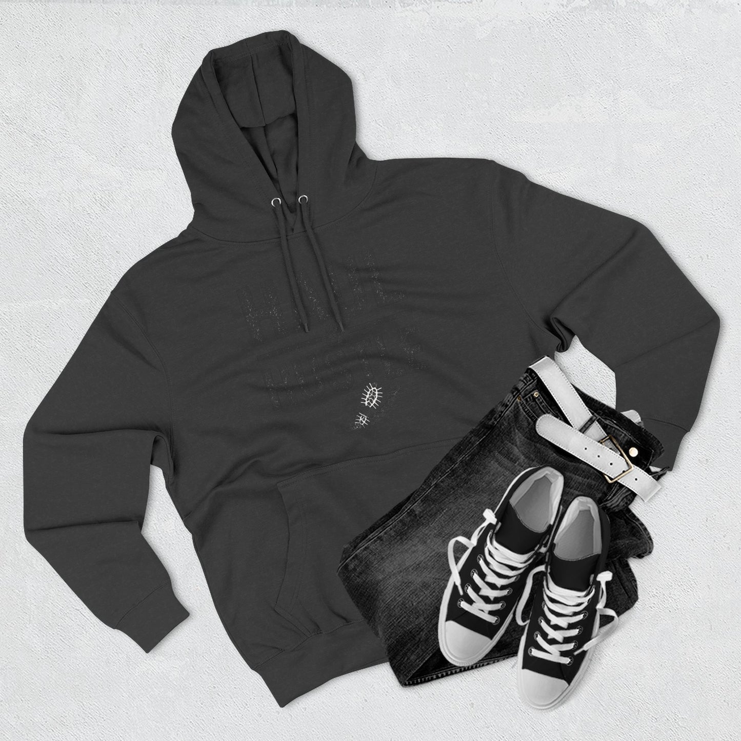 Inspirational Fleece Hoodie - 'Haul & Hustle'