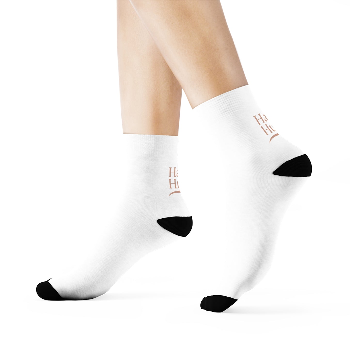 Haul & Hustle Crew Socks - Comfortable Everyday Footwear for Go-Getters