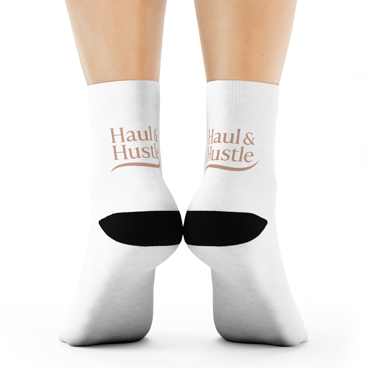Haul & Hustle Crew Socks - Comfortable Everyday Footwear for Go-Getters