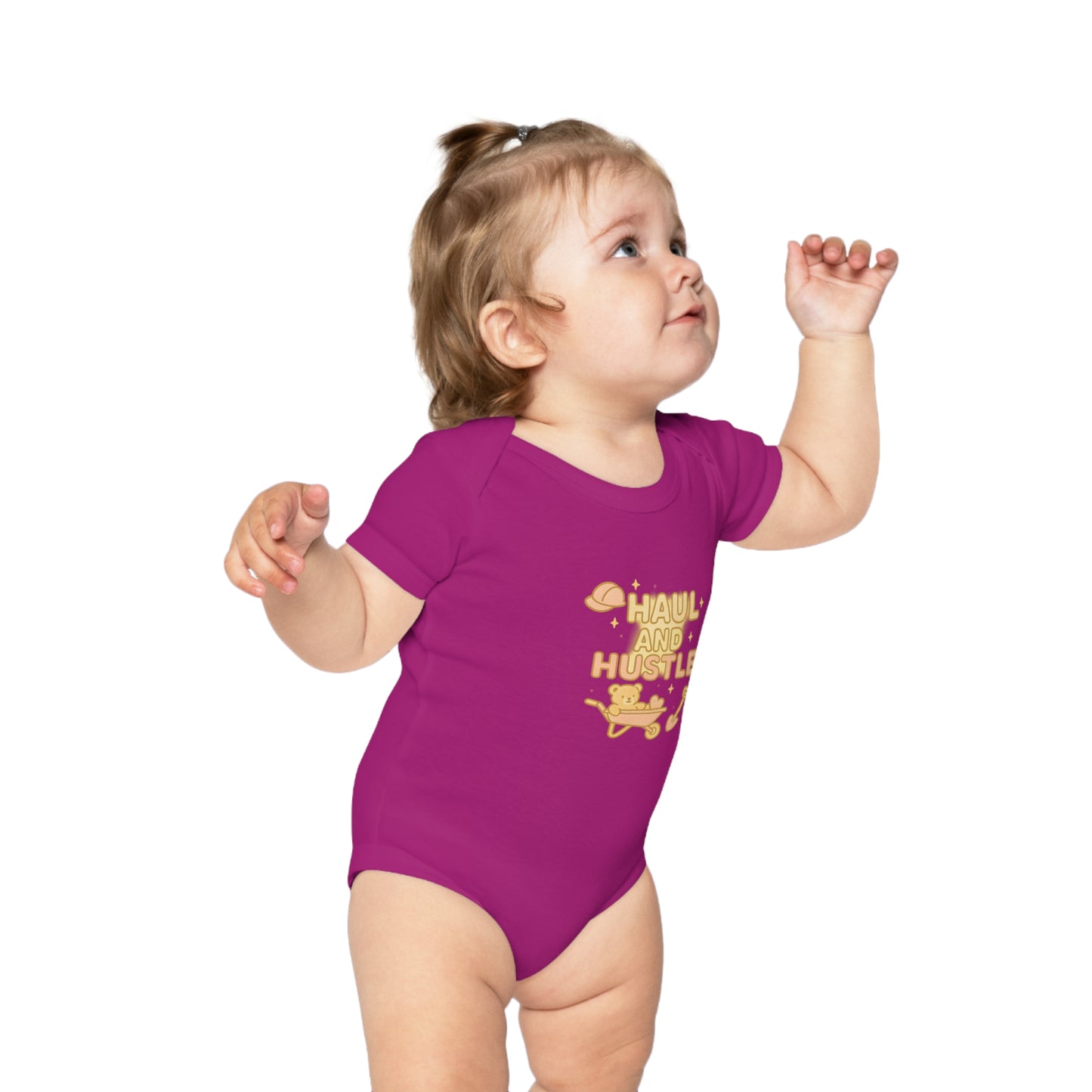 Haul and Hustle Baby Bodysuit - Comfy Cotton Infant Outfit for Little Go-Getters