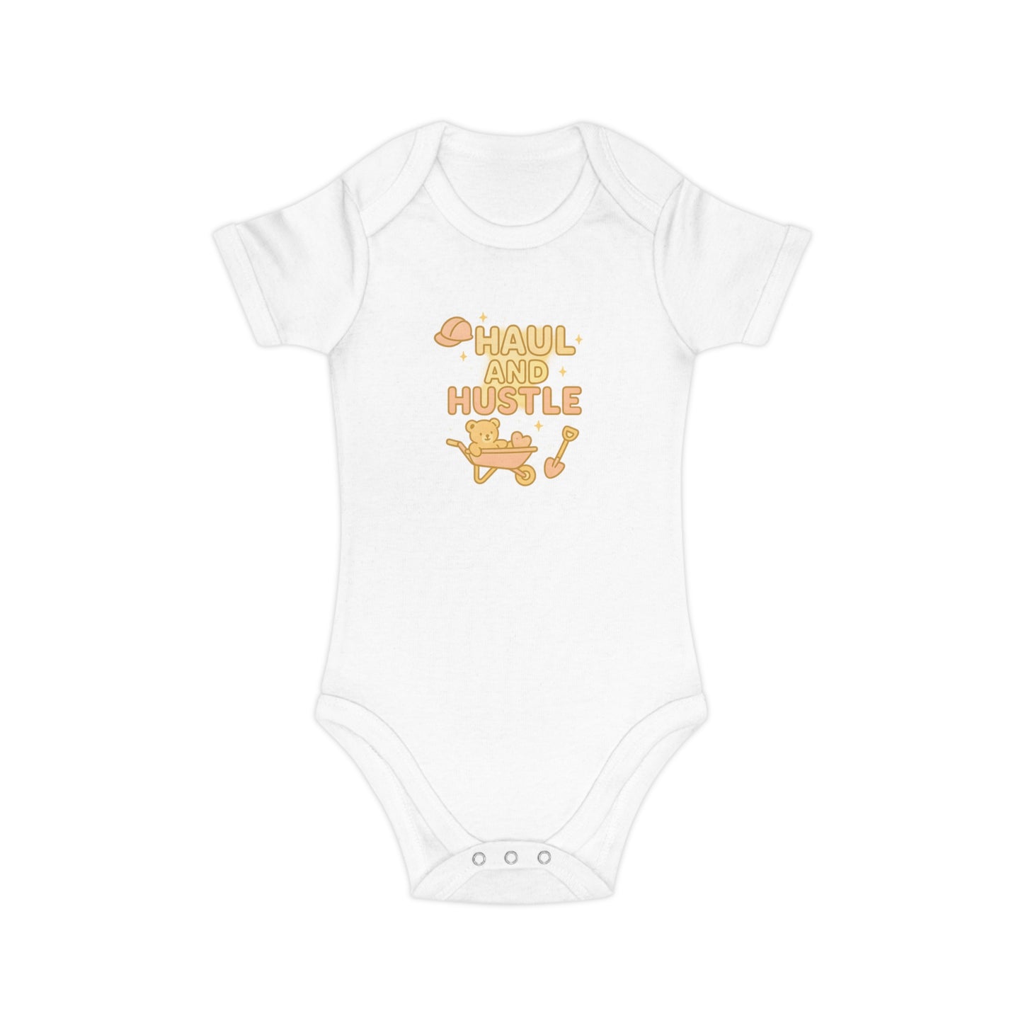 Haul and Hustle Baby Bodysuit - Comfy Cotton Infant Outfit for Little Go-Getters