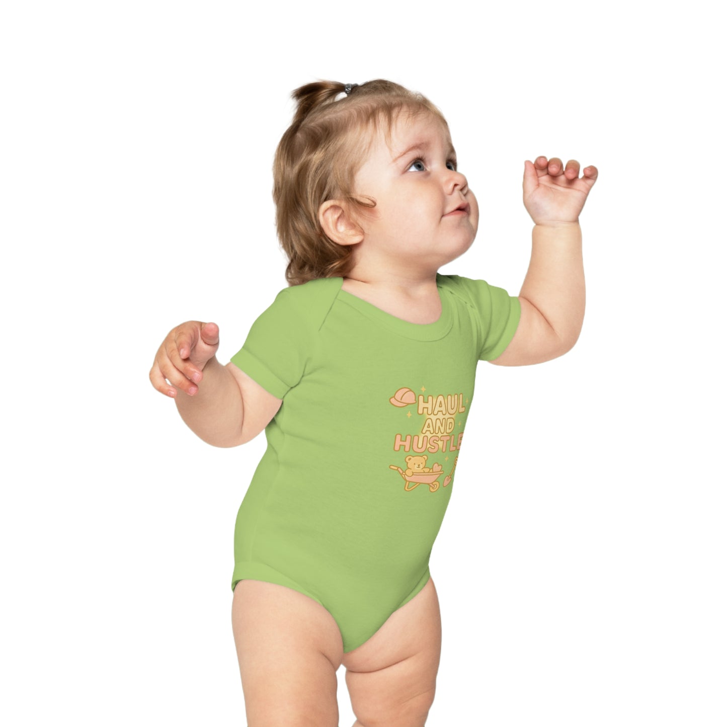 Haul and Hustle Baby Bodysuit - Comfy Cotton Infant Outfit for Little Go-Getters