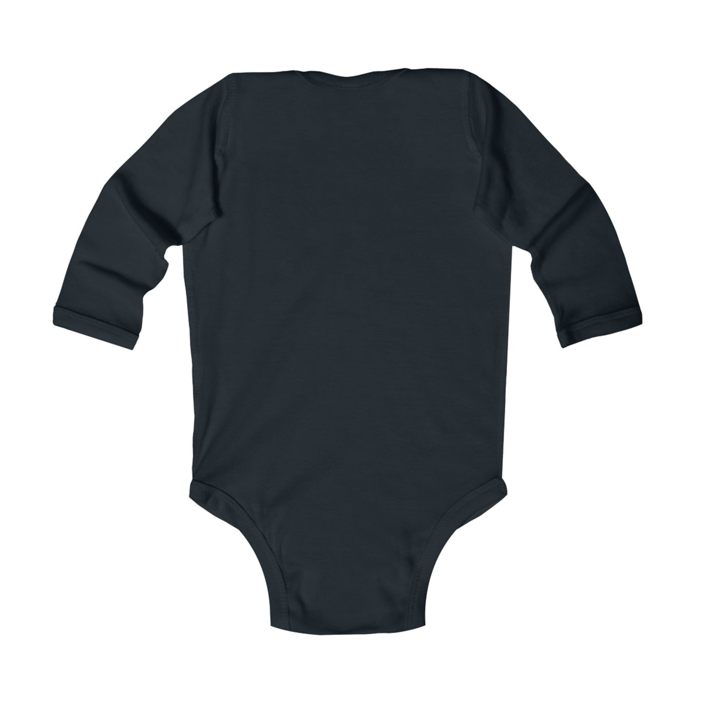 Cute Infant Long Sleeve Bodysuit - 'Haul and Hustle' Design