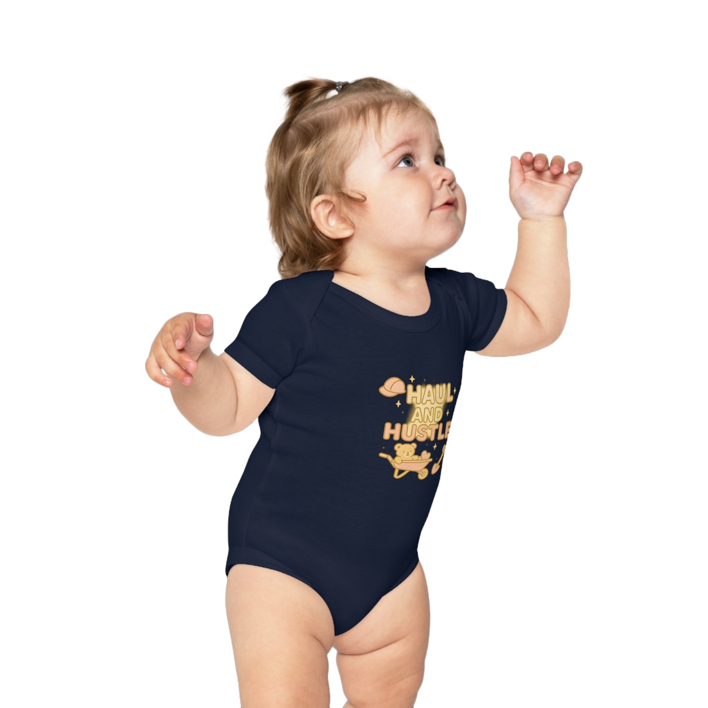 Haul and Hustle Baby Bodysuit - Comfy Cotton Infant Outfit for Little Go-Getters