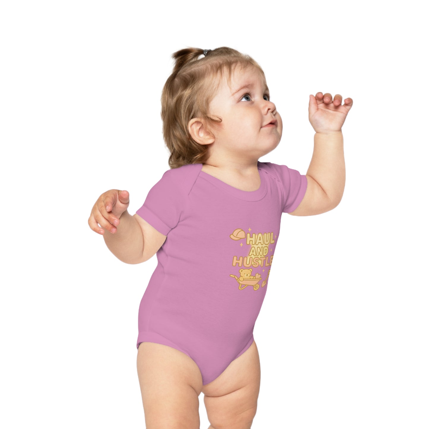 Haul and Hustle Baby Bodysuit - Comfy Cotton Infant Outfit for Little Go-Getters