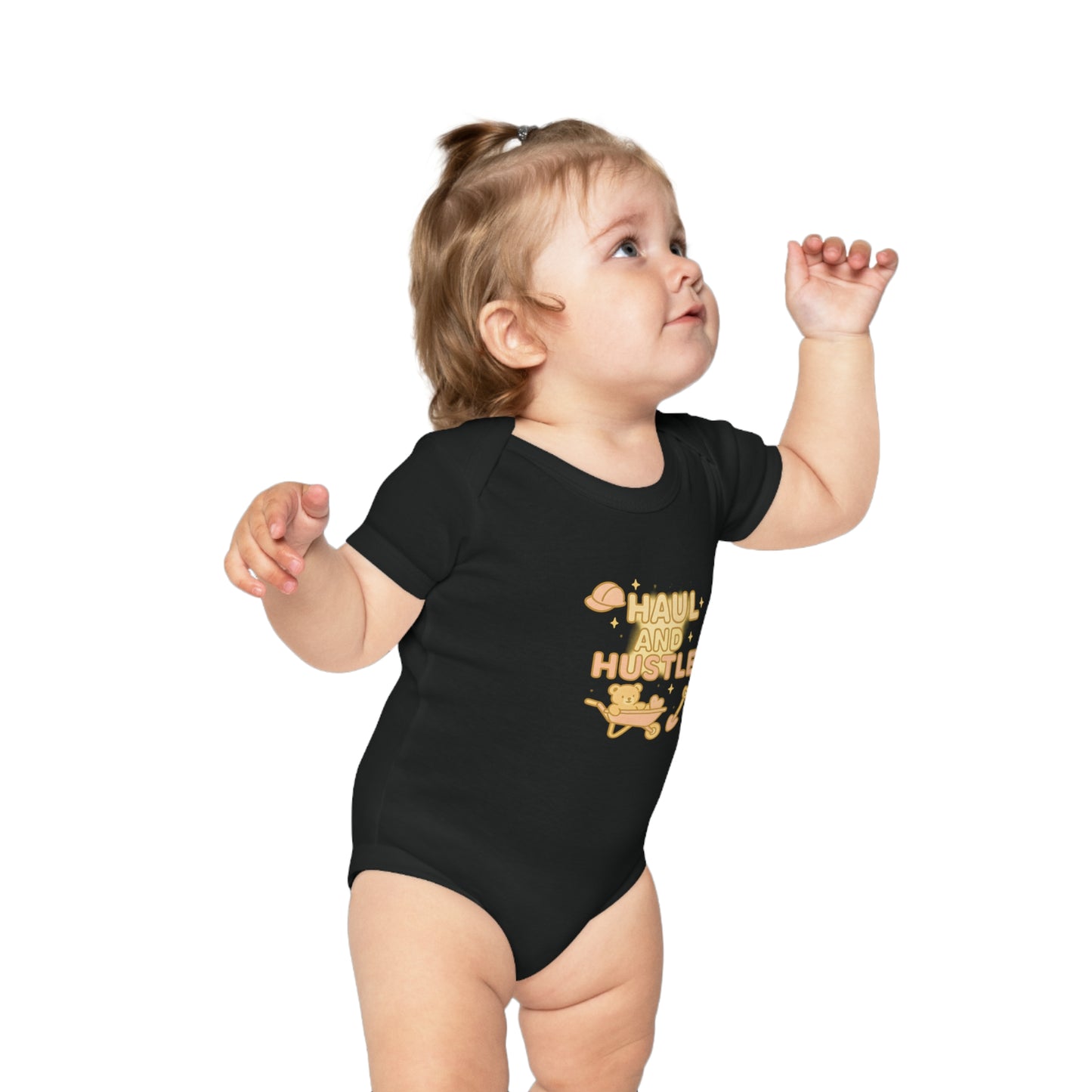 Haul and Hustle Baby Bodysuit - Comfy Cotton Infant Outfit for Little Go-Getters