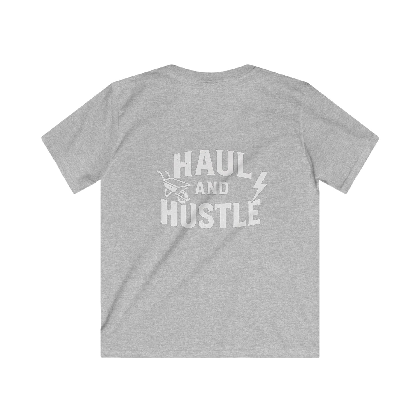 Kids Haul and Hustle Tee - Softstyle Short Sleeve Shirt for Active Youngsters