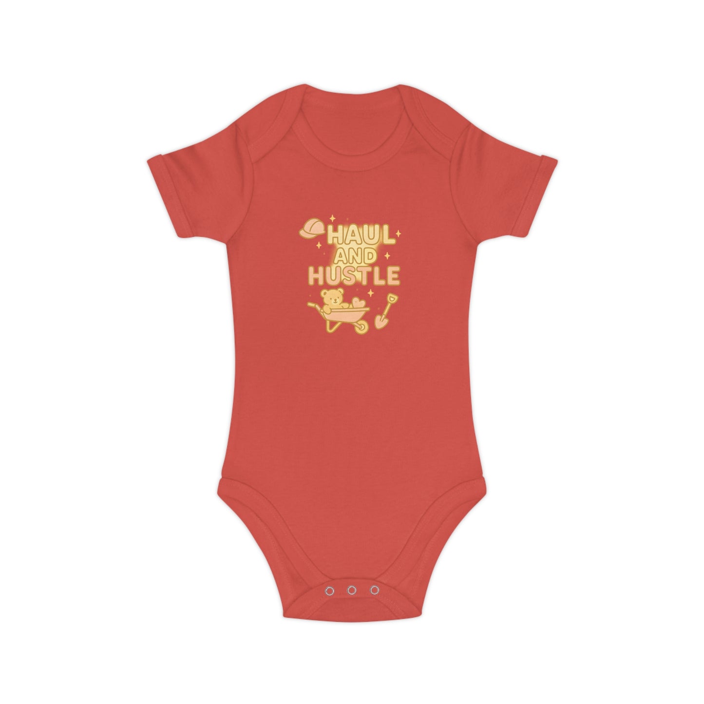Haul and Hustle Baby Bodysuit - Comfy Cotton Infant Outfit for Little Go-Getters