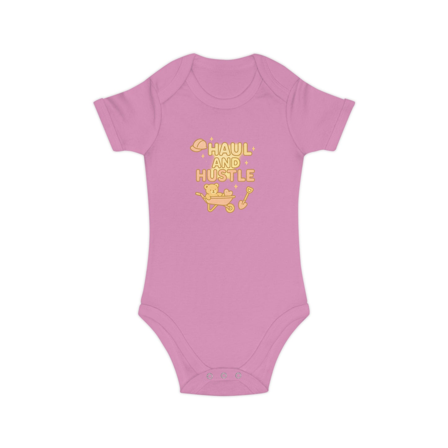 Haul and Hustle Baby Bodysuit - Comfy Cotton Infant Outfit for Little Go-Getters