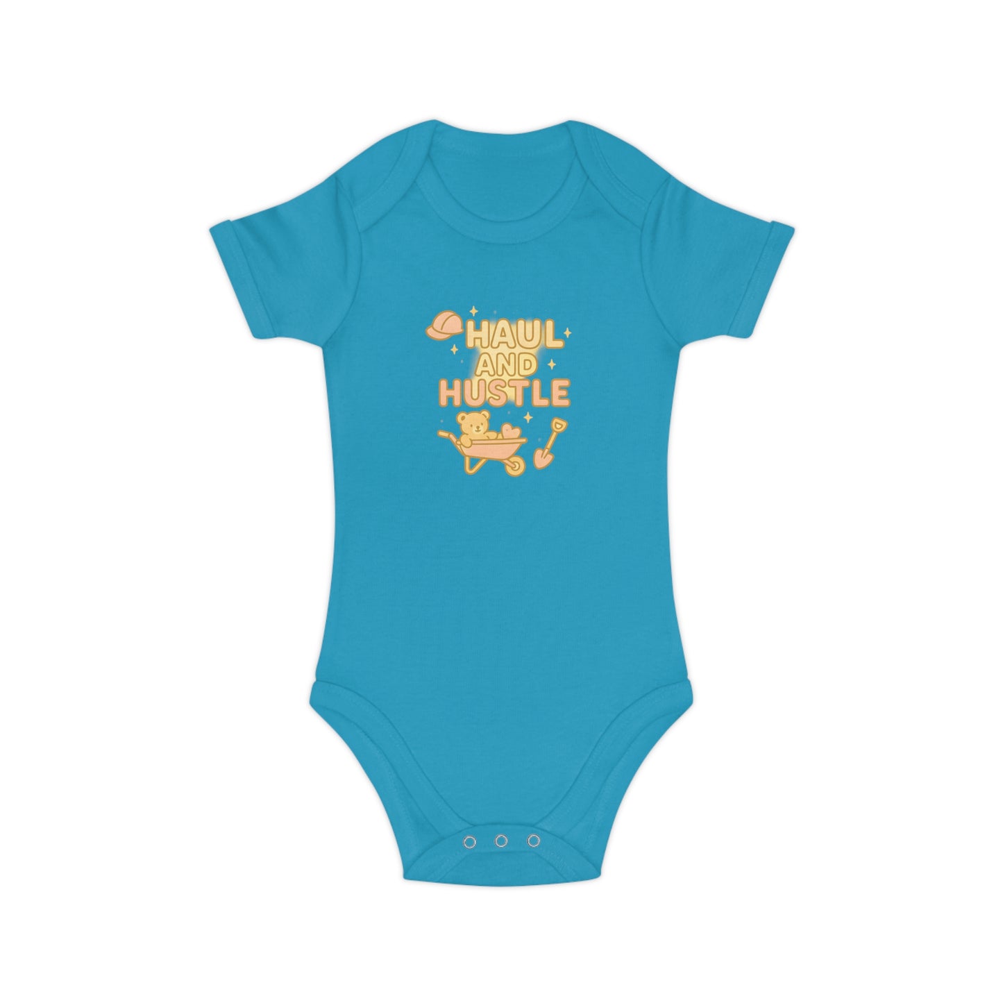 Haul and Hustle Baby Bodysuit - Comfy Cotton Infant Outfit for Little Go-Getters