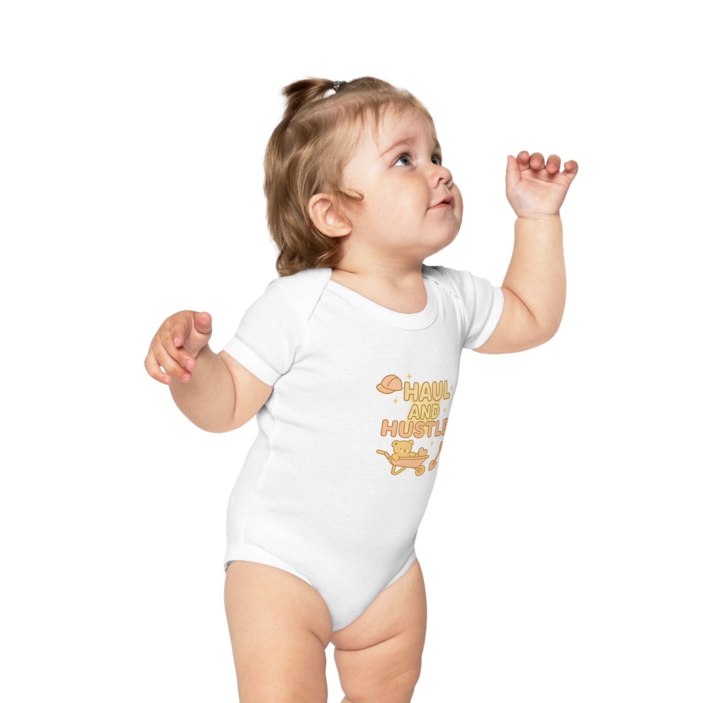 Haul and Hustle Baby Bodysuit - Comfy Cotton Infant Outfit for Little Go-Getters