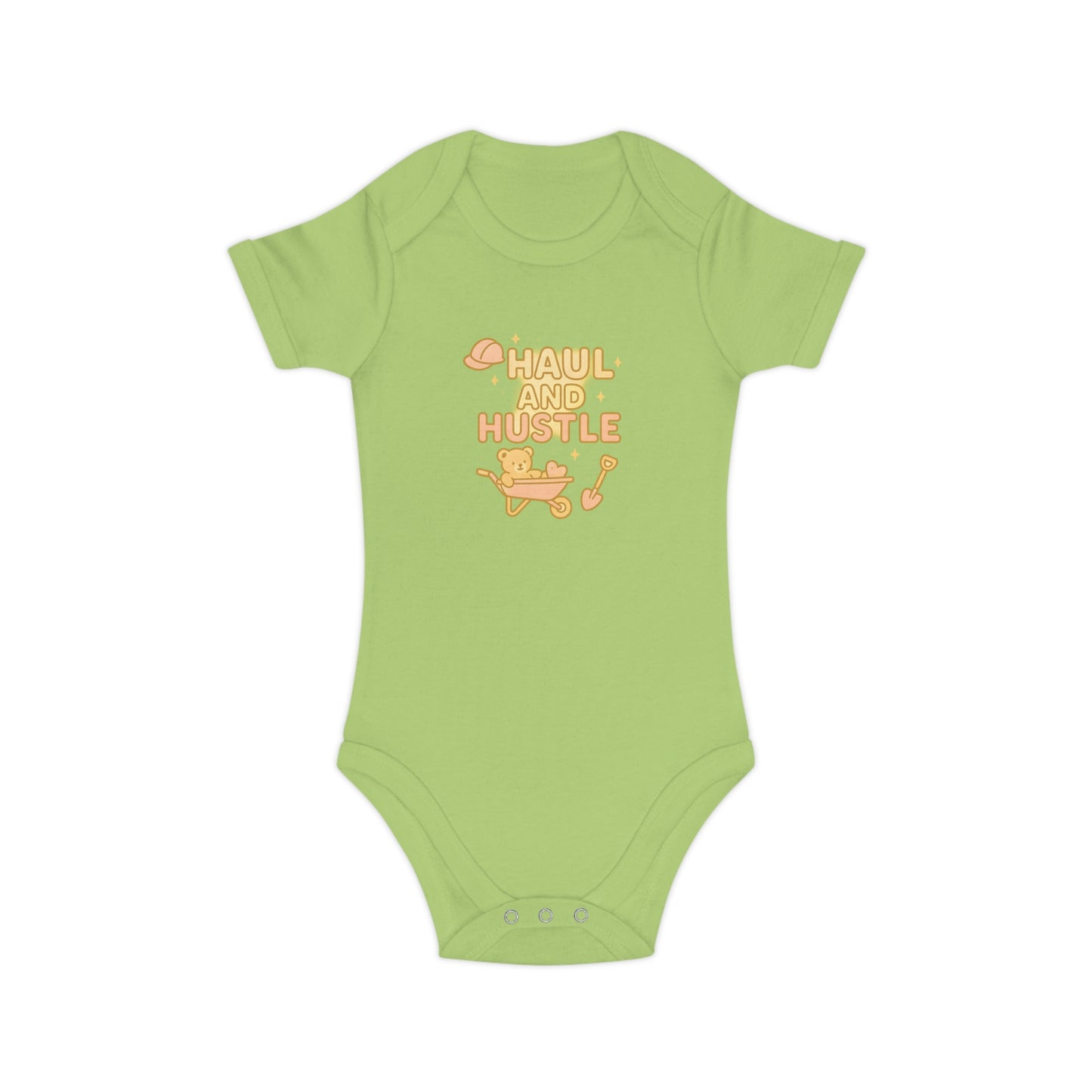 Haul and Hustle Baby Bodysuit - Comfy Cotton Infant Outfit for Little Go-Getters