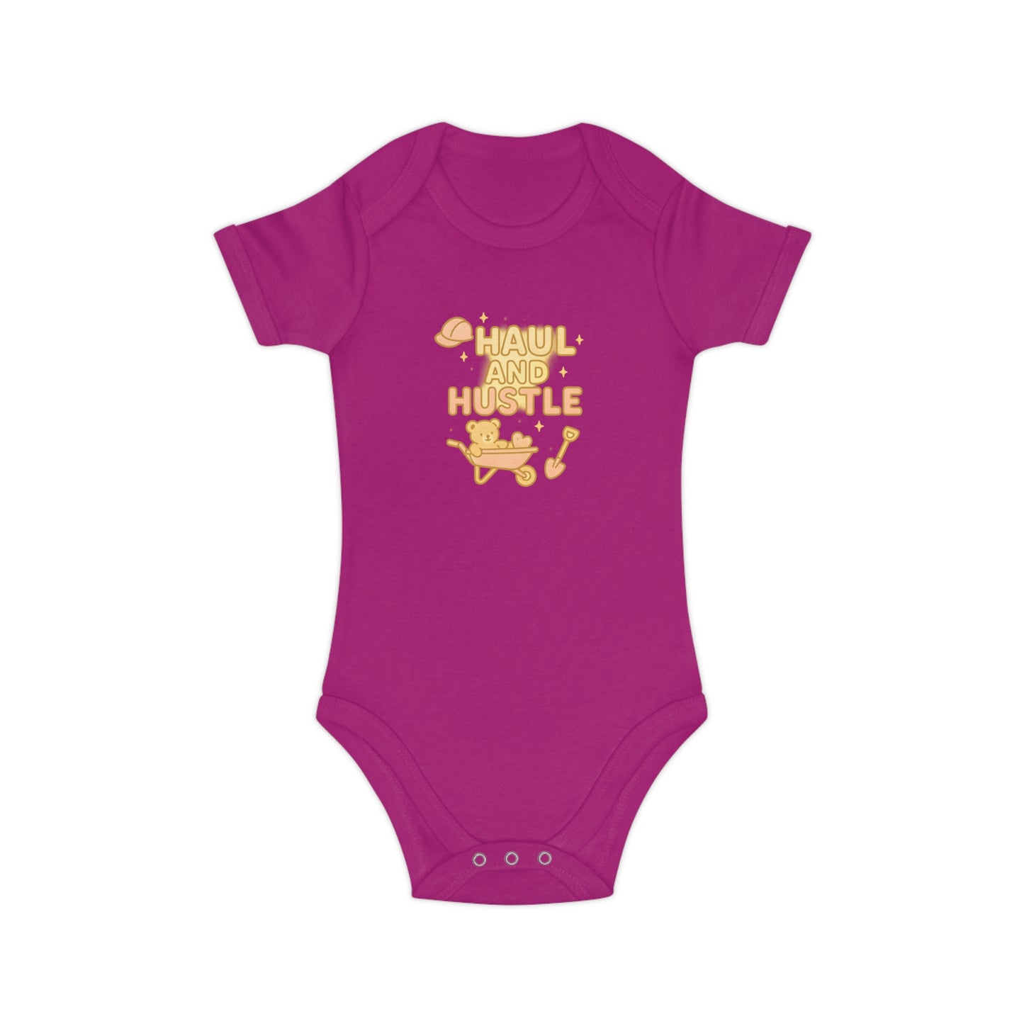 Haul and Hustle Baby Bodysuit - Comfy Cotton Infant Outfit for Little Go-Getters