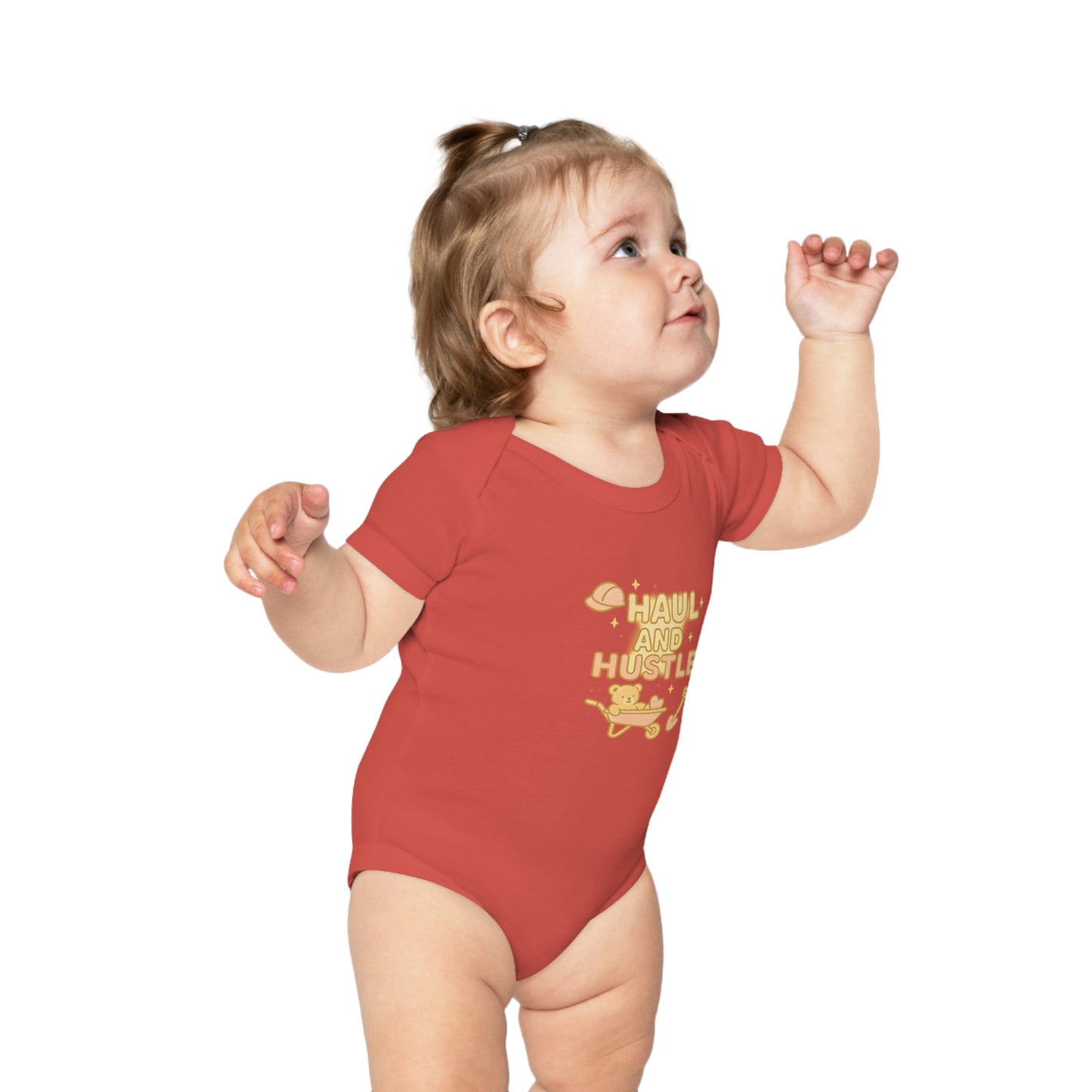 Haul and Hustle Baby Bodysuit - Comfy Cotton Infant Outfit for Little Go-Getters