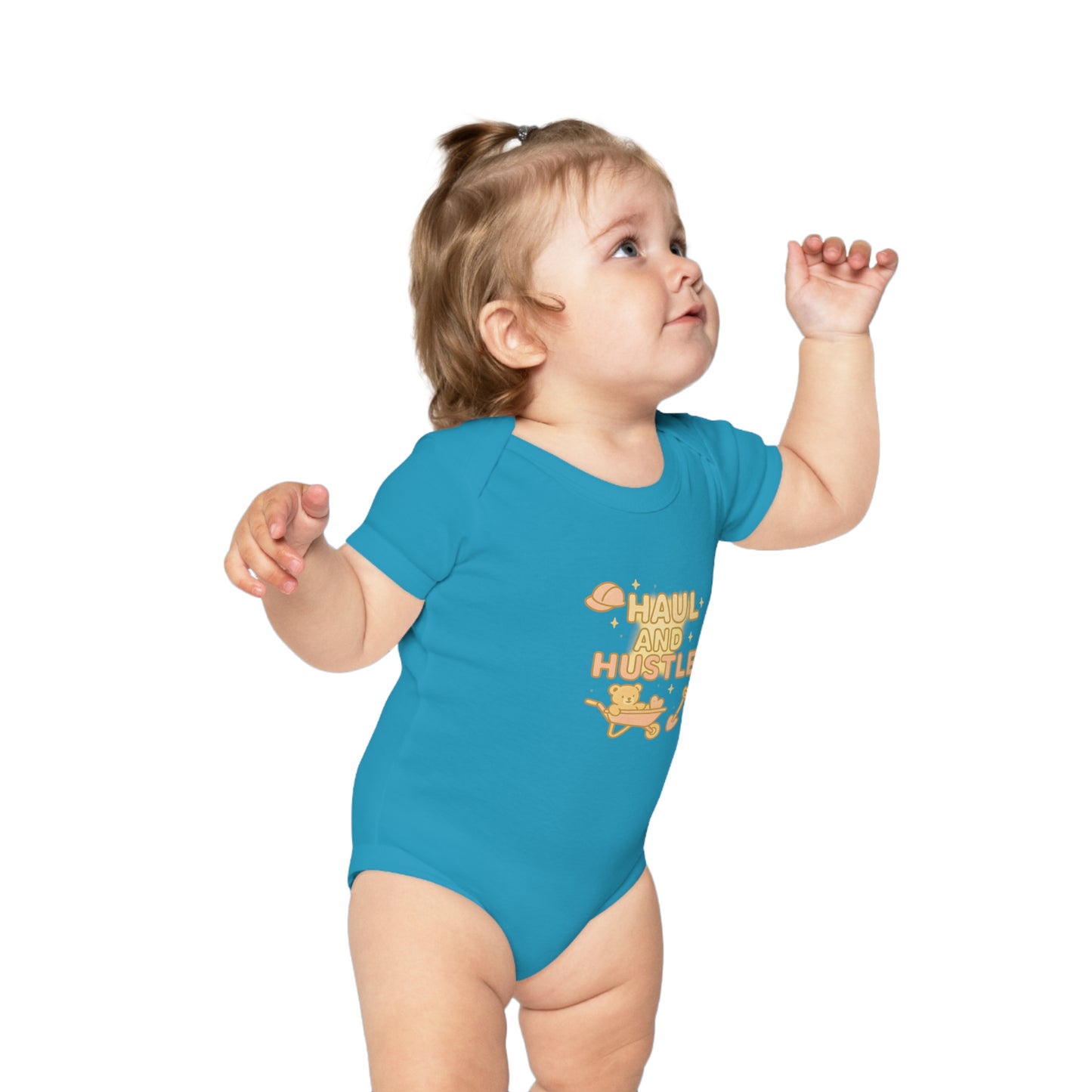 Haul and Hustle Baby Bodysuit - Comfy Cotton Infant Outfit for Little Go-Getters