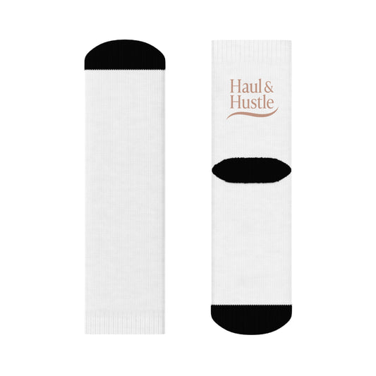Haul & Hustle Crew Socks - Comfortable Everyday Footwear for Go-Getters