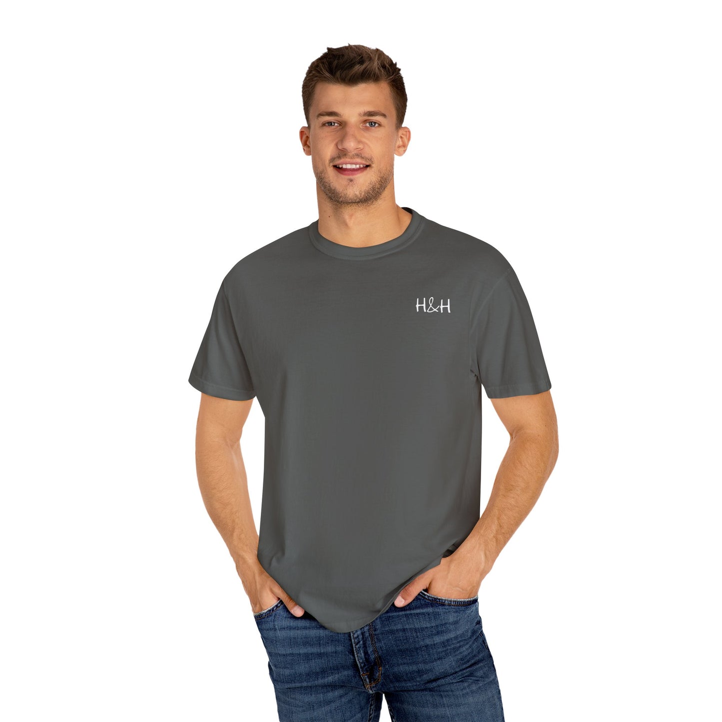 Unisex Garment-Dyed T-Shirt - "Haul Hustle" Motivational Tee