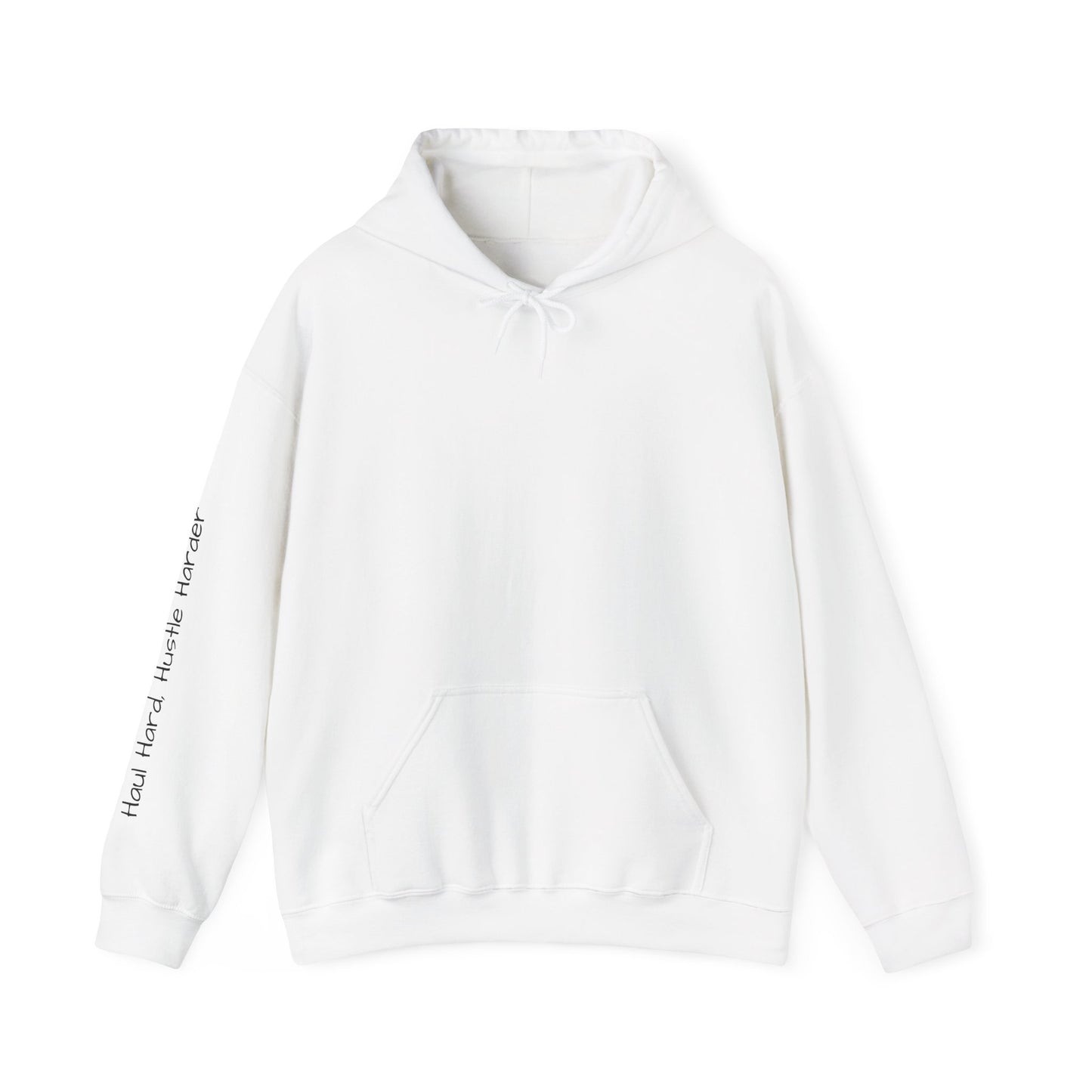 Haul and Hustle Unisex Hoodie - Motivational Heavy Blend Sweatshirt